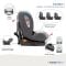 Столче за кола с isofix, Juju, Total 360 I-Size, Сиво