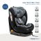Столче за кола с isofix, Juju, Total 360 I-Size, Черно