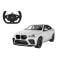 Количка с дистанционно, Rastar BMW X6 M, Бял 1:14