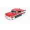 Количка Maisto, Chevrolet Bel Air с ремарке Alameda Trailer Red, 1:64