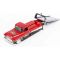 Количка Maisto, Chevrolet Bel Air с ремарке Alameda Trailer Red, 1:64