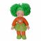 Кукла Дъга, Dollz And More, С зелена коса, 35 см
