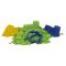 Пясък за моделиране, Crafy, Зелен, 350 гр