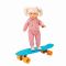 Кукла Тина в спортен тоалет, Dollz And More, Светло розово, 45см