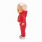 Кукла Тина в спортен тоалет, Dollz And More, Тъмно розово, 45см