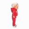 Кукла Тина в спортен тоалет, Dollz And More, Тъмно розово, 45см