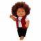 Кукла Curly, Dollz And More, Облечен в тениска с череп, 35 см