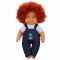 Кукла Curly, Dollz And More, Облечен с гащеризон със  зелен динозавър, 35 см