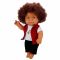 Кукла Curly, Dollz And More, Облечена с тениска със слушалки, 35 см