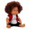Кукла Curly, Dollz And More, Облечена с тениска със слушалки, 35 см