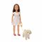 Кукла Клара в ежедневно облекло, Dollz And More, С рокля, 80 см