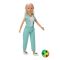 Кукла Клара в спортен тоалет, Dollz And More, Зелен, 80 см