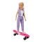 Кукла Клара в спортен тоалет, Dollz And More, Виолетов, 80 см