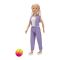 Кукла Клара в спортен тоалет, Dollz And More, Виолетов, 80 см