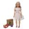 Кукла Клара в парти тоалет, Dollz And More, С розова рокля, 80см