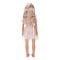 Кукла Клара в парти тоалет, Dollz And More, С розова рокля, 80см