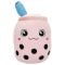 Плюшена играчка, Puffy Friends, Чаша със сламка, Розова, 35 см
