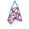 Игра с магнитна конструкция, Geomag Glitter, 60 Части, Рециклирана