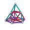 Игра с магнитна конструкция, Geomag Glitter, 60 Части, Рециклирана