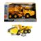 Камион със самосвал и фигурка, New Ray, Volvo A40D, 1:32
