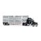 Транспортен камион за животни, New Ray, Kenworth W900, 1:43