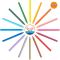 Комплект за оцветяване Bic - Kids Activity Case