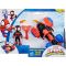 Фигурка с превозно средство, Spidey and his Amazing Friends, Miles Spin Morales Techno-Racer, G2460