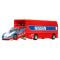 Автовоз с количка Hot Wheels, Car Culture, Euro Hauler и 94 Nissan 300 ZX GTS, HRV44