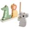 Дървени формички, Fisher Price, Животни, 10 части, HXV04