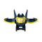Мини метално превозно средство, Fisher Price, Batwheels, Batwing The Bat Plane, 1:55, HYB67