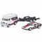 Транспортьор с количка Hot Wheels, DMC Delorean si HW Rally Hauler, JBM35