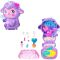 Комплект за игра с кукла и аксесоари в чантичка, Polly Pocket, Cozy Dreamland Lamb, JCB15