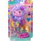Комплект за игра с кукла и аксесоари в чантичка, Polly Pocket, Cozy Dreamland Lamb, JCB15