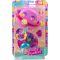 Комплект за игра с кукла и аксесоари в чантичка, Polly Pocket, Planet Polly Space Casket, JCB18
