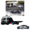 Автовоз с количка Hot Wheels, Car Culture Team Transport, 2024 Ford Mustang RTR Spec 5-FD и Aero Lift, JHX92 