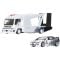 Автовоз с количка Hot Wheels, Car Culture Team Transport, HW Honda Civic Type-R и Kousoku Hauler, JHX94