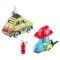 Комплект 2 колички с аксесоар, Disney Cars, Guido si Luigi, 1:55, JMX75