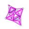 Игра с магнитна конструкция Geomag Pink, 68 части
