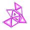 Игра с магнитна конструкция Geomag Pink, 68 части