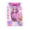 Комплект за игра Sparkle Girlz, Кукла Hair Dreams, Лилава