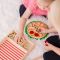 Дървен комплект за игра, Melissa & Doug, Пица Парти, 36 части, 6074863
