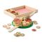 Дървен комплект за игра, Melissa & Doug, Пица Парти, 36 части, 6074863
