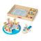 Дървен комплект за игра, Melissa & Doug, Празнична торта, 34 части, 6074876
