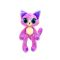 Ароматизирана мини плюшена играчка, Bubble Pops, S1, Grape Glee Kitty, 23 см