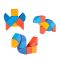 Строителна игра Geomag, Magnetic Magic Blocks Животни, 9 части