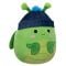Плюшена играчка, Squishmallows, Щурчето Trenton със синя шапка, 19 см