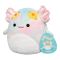 Плюшена играчка, Squishmallows, Аксолотъл Tinley, 19 см