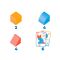 Строителна игра Geomag, Magnetic Magic Blocks, 16 части