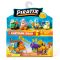 Комплект 4 фигурки, Piratix, Golden Treasure, Captain Bones