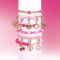 Комплект за създаване на гривни с висулки, Make It Real, Juicy Couture Perfectly Pink Bracelets, 185 части